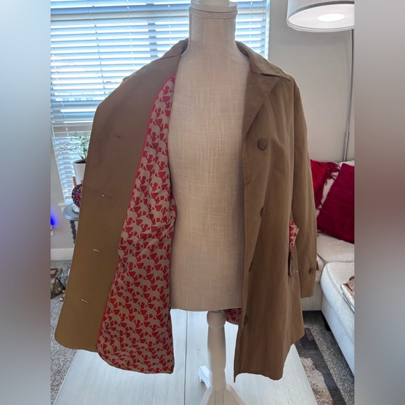 Coldwater Creek Water Resistant Trench Coat Jacket - Picture 5 of 13